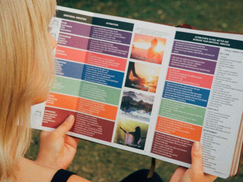 Lucie learns how to raise her vibration fast by reading the Deluxe Law of Attraction 12-Month Planner